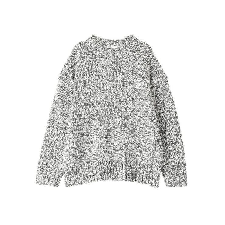 グレー | アウトリンキングミックスニットプルオーバー | CRAFT STANDARD BOUTIQUE