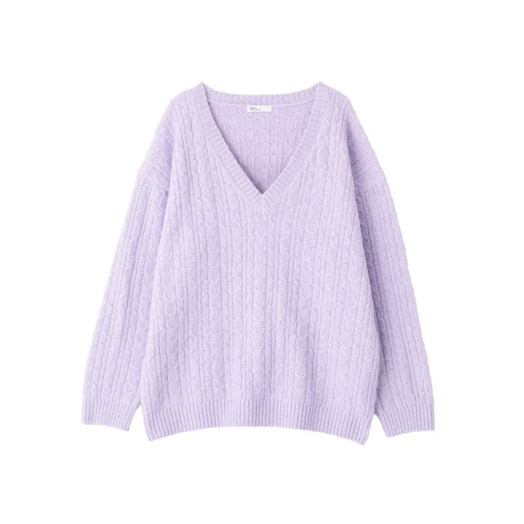 洗える/起毛ケーブルVニットネックニットプルオーバー | CRAFT STANDARD BOUTIQUE | 詳細画像30 