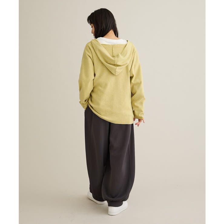 洗える/Vネックフードカシュクールニットプルオーバー | CRAFT STANDARD BOUTIQUE | 詳細画像14 