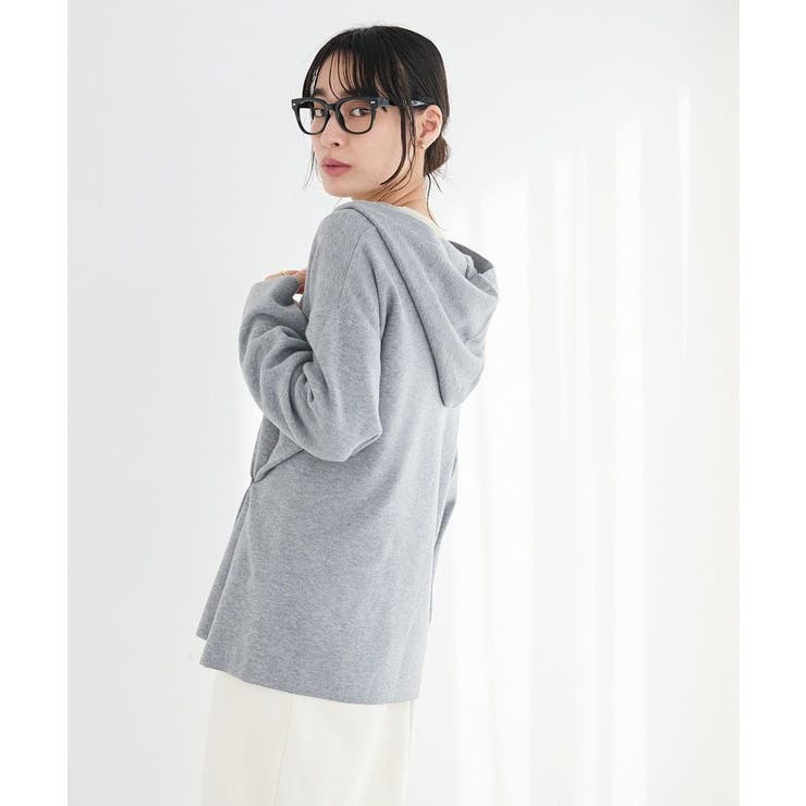 洗える/Vネックフードカシュクールニットプルオーバー | CRAFT STANDARD BOUTIQUE | 詳細画像18 