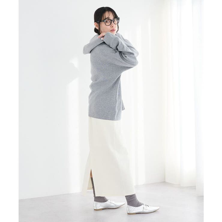 洗える/Vネックフードカシュクールニットプルオーバー | CRAFT STANDARD BOUTIQUE | 詳細画像23 