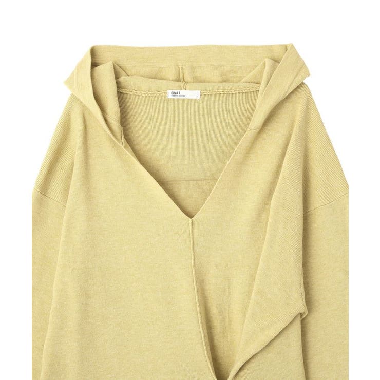 洗える/Vネックフードカシュクールニットプルオーバー | CRAFT STANDARD BOUTIQUE | 詳細画像30 