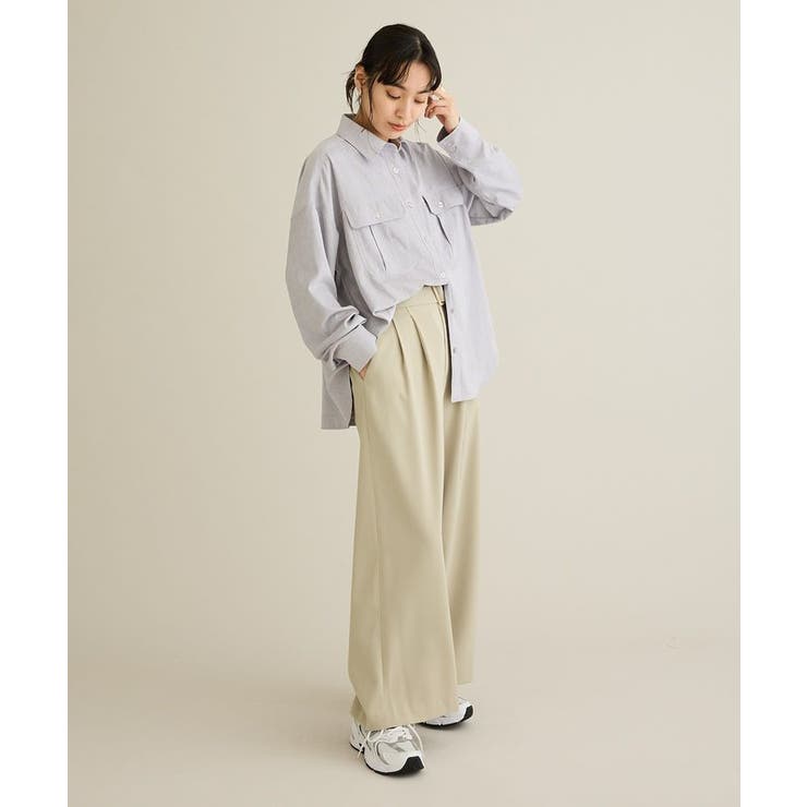ハイウエストベルトワイドパンツ | CRAFT STANDARD BOUTIQUE | 詳細画像10 