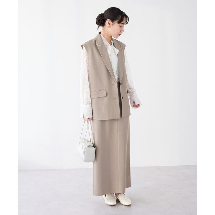 ＜セレモニー＞カットアウトデザインテーラードジレ | CRAFT STANDARD BOUTIQUE | 詳細画像20 