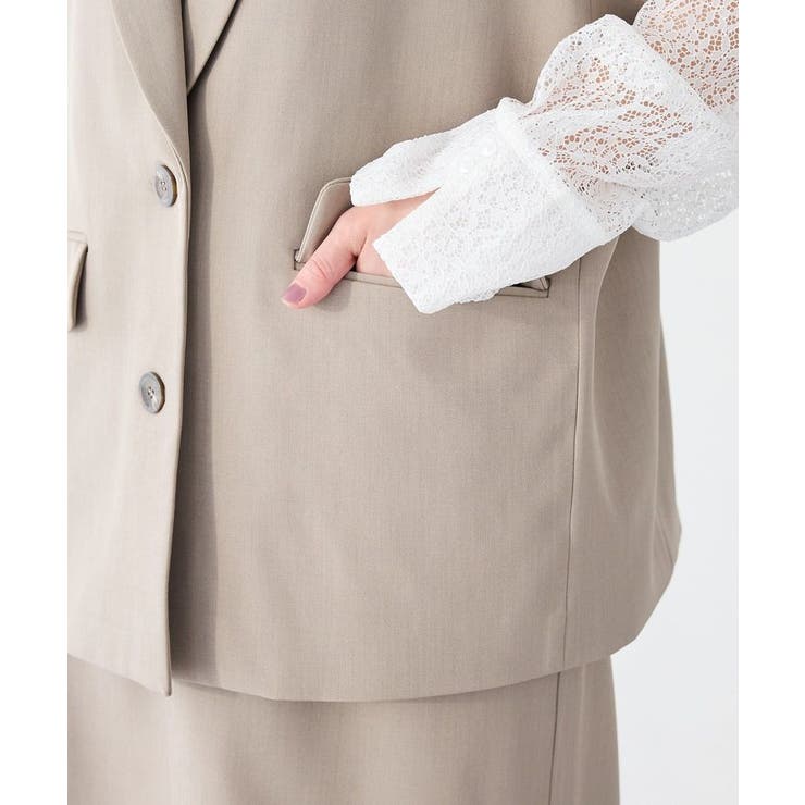 ＜セレモニー＞カットアウトデザインテーラードジレ | CRAFT STANDARD BOUTIQUE | 詳細画像26 