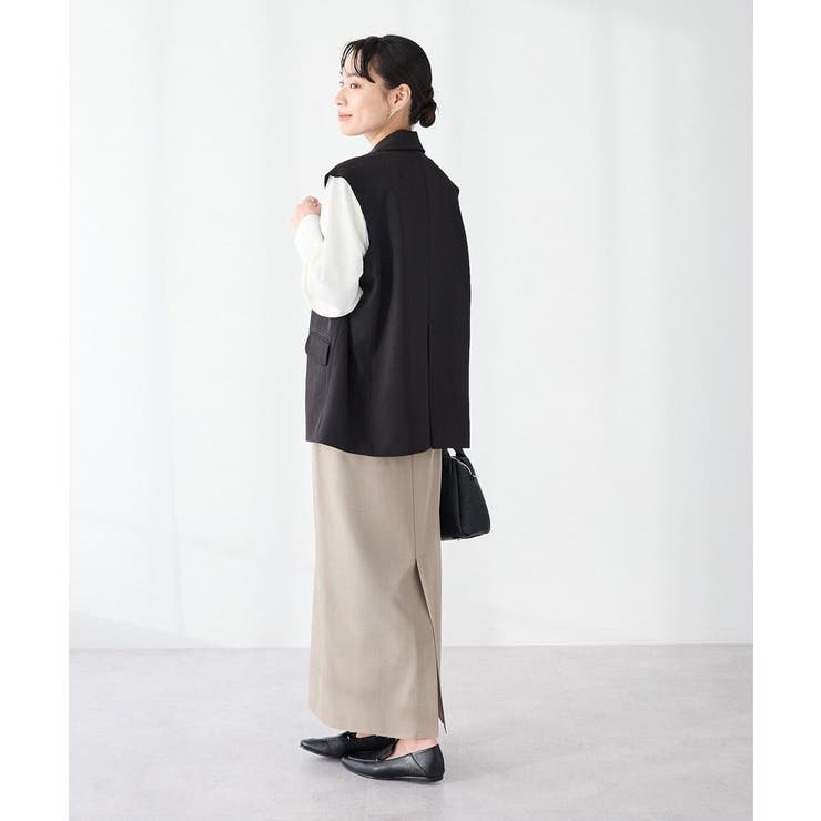 ＜セレモニー＞カットアウトデザインテーラードジレ | CRAFT STANDARD BOUTIQUE | 詳細画像9 