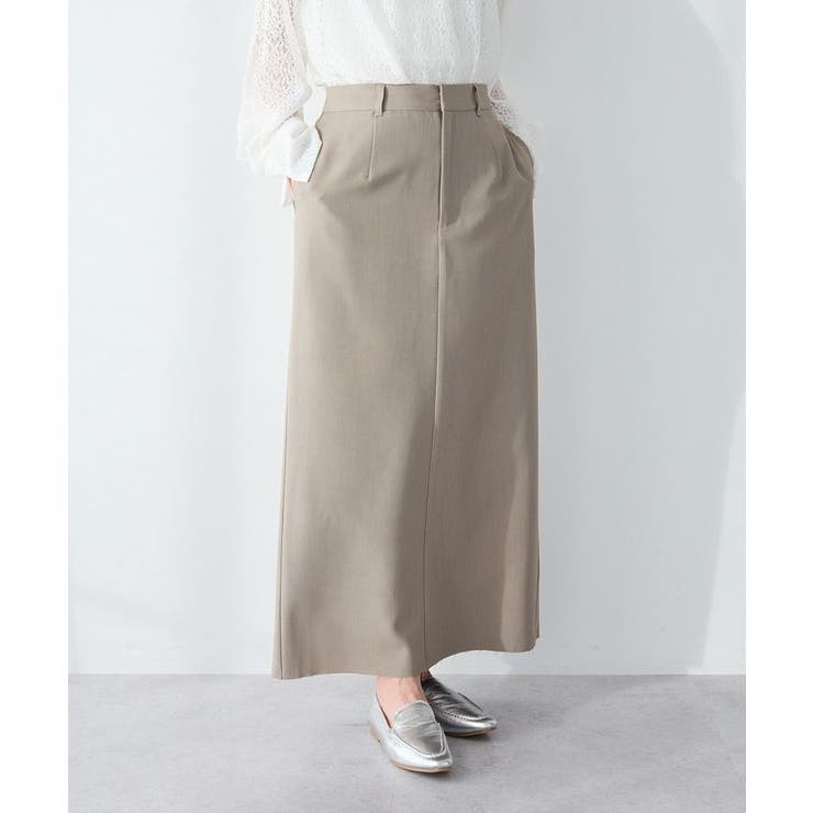 ＜セレモニー＞カットアウトヘムIラインスカート | CRAFT STANDARD BOUTIQUE | 詳細画像3 