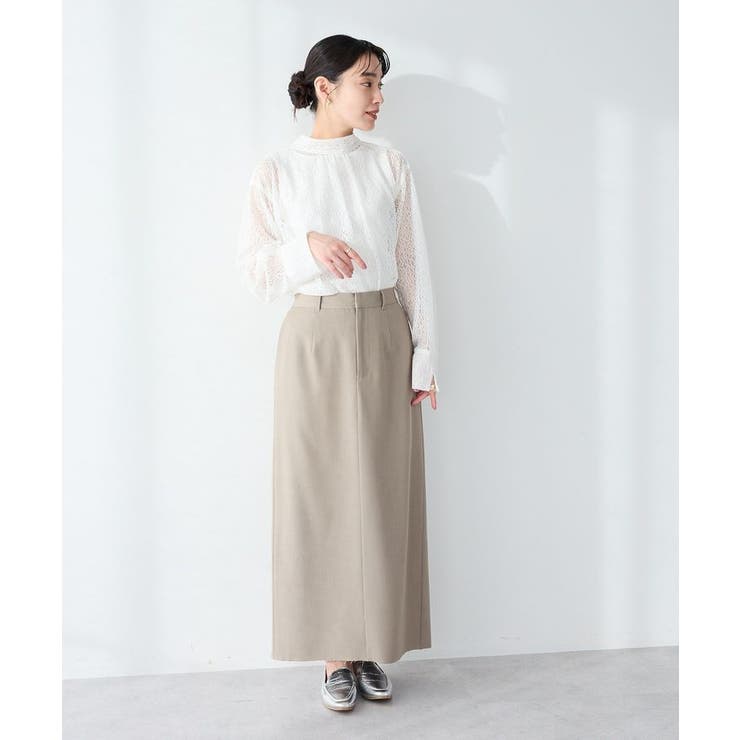 ＜セレモニー＞カットアウトヘムIラインスカート | CRAFT STANDARD BOUTIQUE | 詳細画像8 