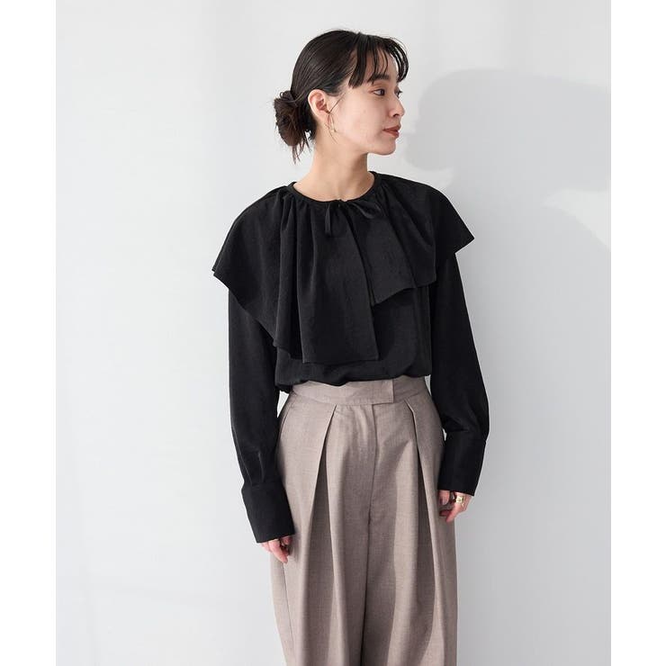 ＜セレモニー＞着脱可能/2WAYフリルカラーブラウス | CRAFT STANDARD BOUTIQUE | 詳細画像1 