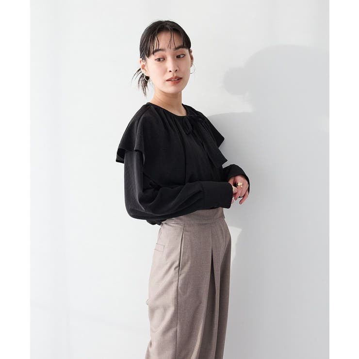 ＜セレモニー＞着脱可能/2WAYフリルカラーブラウス | CRAFT STANDARD BOUTIQUE | 詳細画像2 