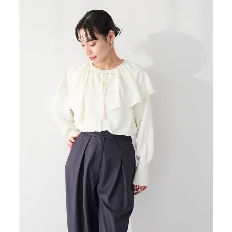 ＜セレモニー＞着脱可能/2WAYフリルカラーブラウス | CRAFT STANDARD BOUTIQUE | 詳細画像9 