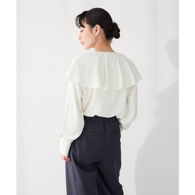 ＜セレモニー＞着脱可能/2WAYフリルカラーブラウス | CRAFT STANDARD BOUTIQUE | 詳細画像13 
