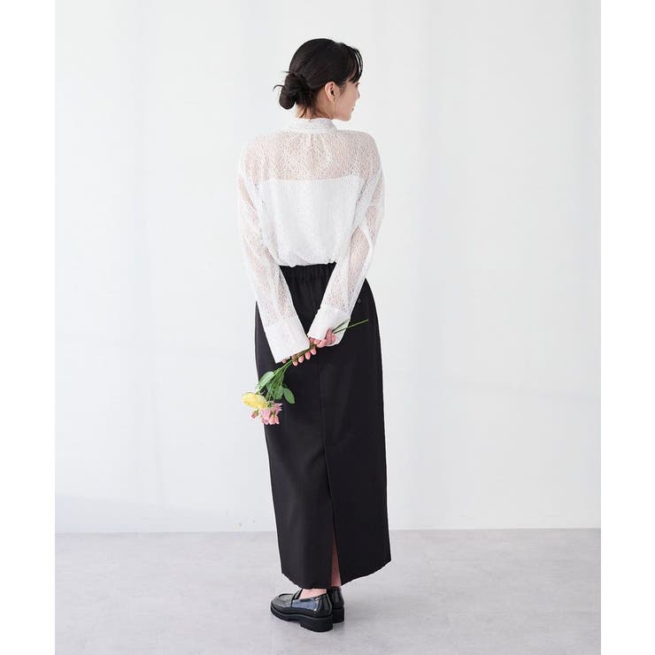 ＜セレモニー＞前後2WAYレースボウタイブラウス | CRAFT STANDARD BOUTIQUE | 詳細画像17 