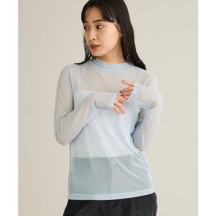 シアーメッシュロングスリーブインナー | CRAFT STANDARD BOUTIQUE | 詳細画像1 