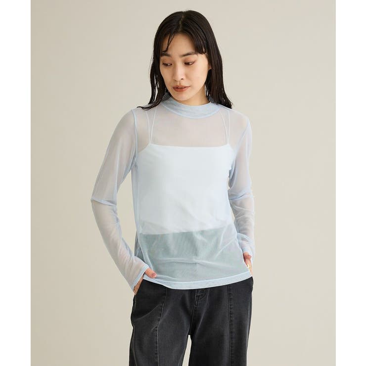 シアーメッシュロングスリーブインナー | CRAFT STANDARD BOUTIQUE | 詳細画像2 