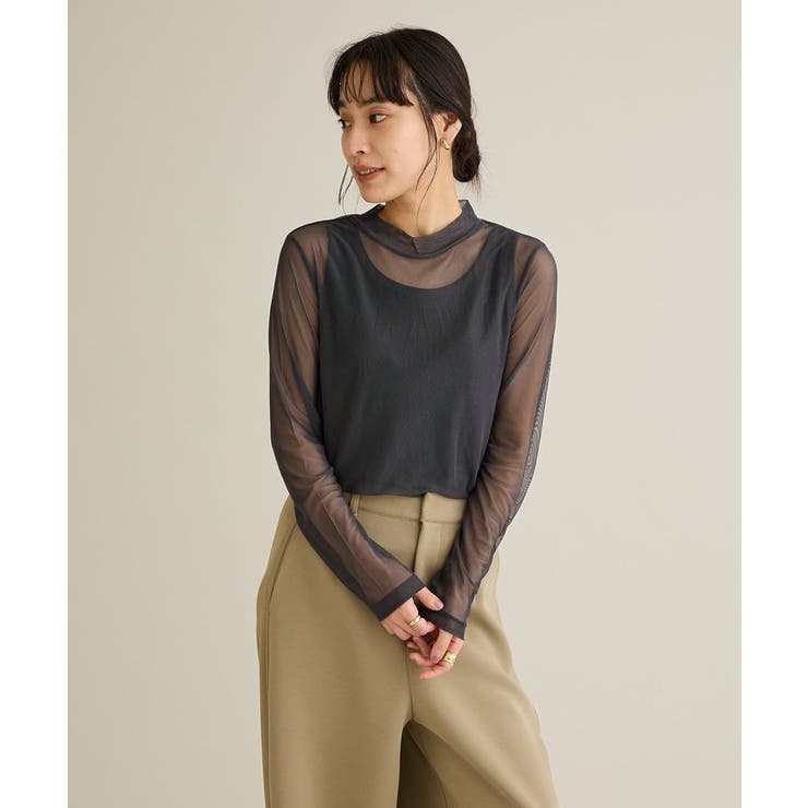 シアーメッシュロングスリーブインナー | CRAFT STANDARD BOUTIQUE | 詳細画像13 