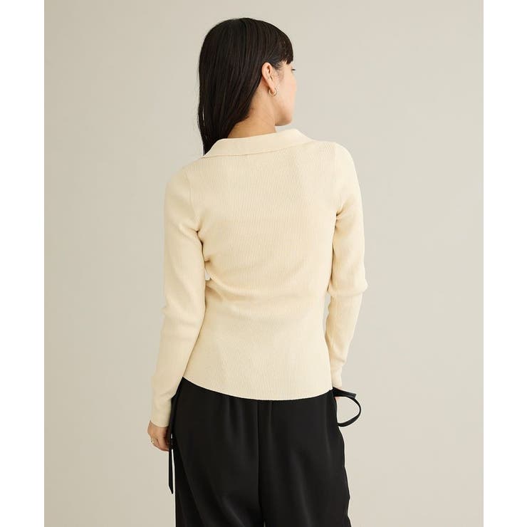 洗える/襟付きコンパクトリブニットカーディガン | CRAFT STANDARD BOUTIQUE | 詳細画像14 