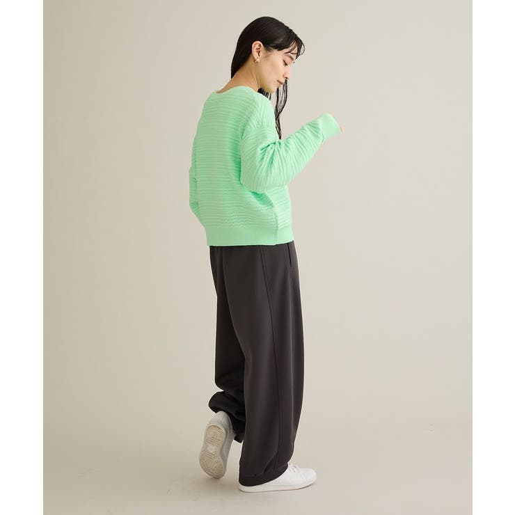 洗える/レースボーダーニットプルオーバー | CRAFT STANDARD BOUTIQUE | 詳細画像18 