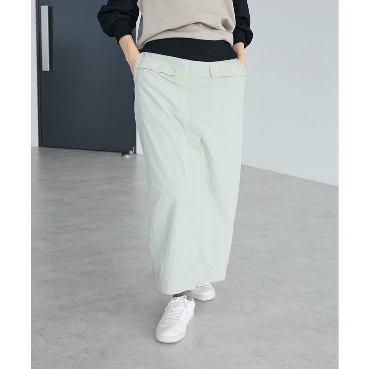 ナイロンダブルウエストIラインスカート | CRAFT STANDARD BOUTIQUE | 詳細画像11 