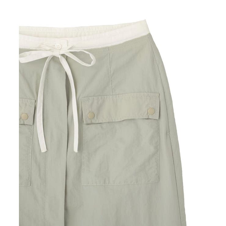 ナイロンダブルウエストIラインスカート | CRAFT STANDARD BOUTIQUE | 詳細画像27 