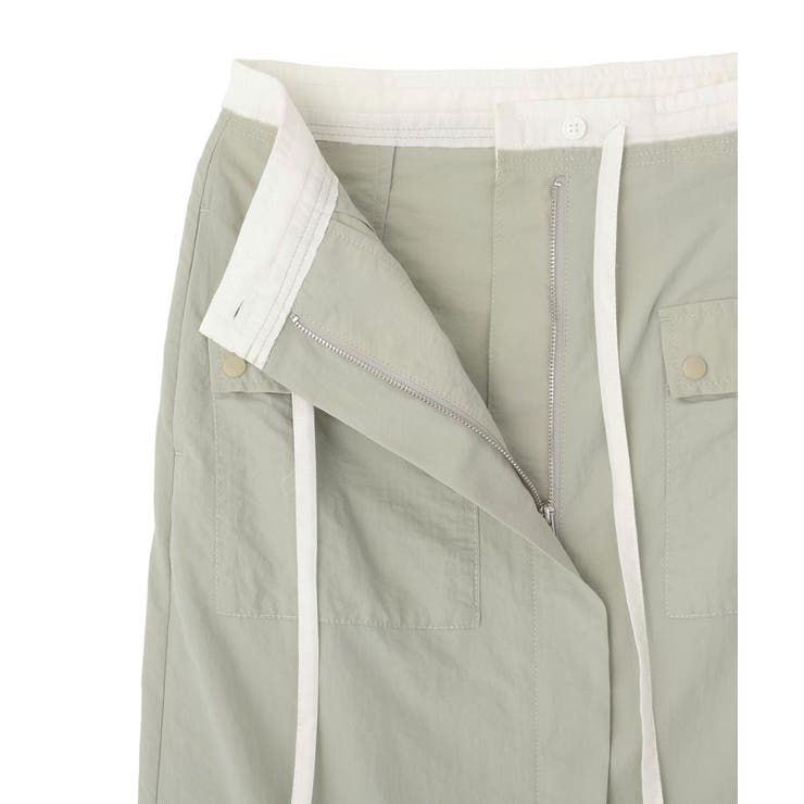 ナイロンダブルウエストIラインスカート | CRAFT STANDARD BOUTIQUE | 詳細画像31 