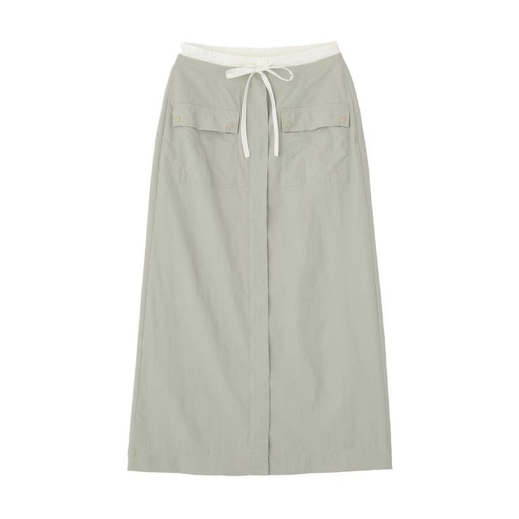 ナイロンダブルウエストIラインスカート | CRAFT STANDARD BOUTIQUE | 詳細画像36 