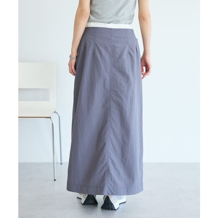 ナイロンダブルウエストIラインスカート | CRAFT STANDARD BOUTIQUE | 詳細画像5 