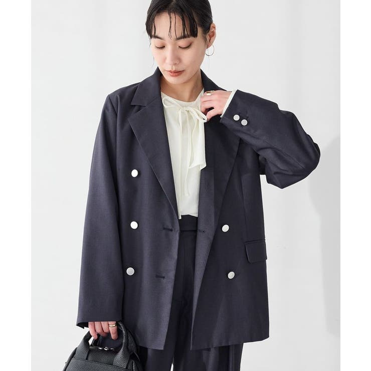 ＜セレモニー＞ダブルテーラードジャケット | CRAFT STANDARD BOUTIQUE | 詳細画像14 