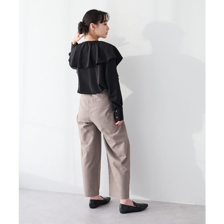 ＜セレモニー＞フロントタックカーブパンツ | CRAFT STANDARD BOUTIQUE | 詳細画像9 