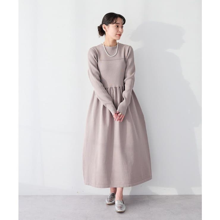 ライトグレー | ＜セレモニー＞スポンディッシュニットワンピース | CRAFT STANDARD BOUTIQUE