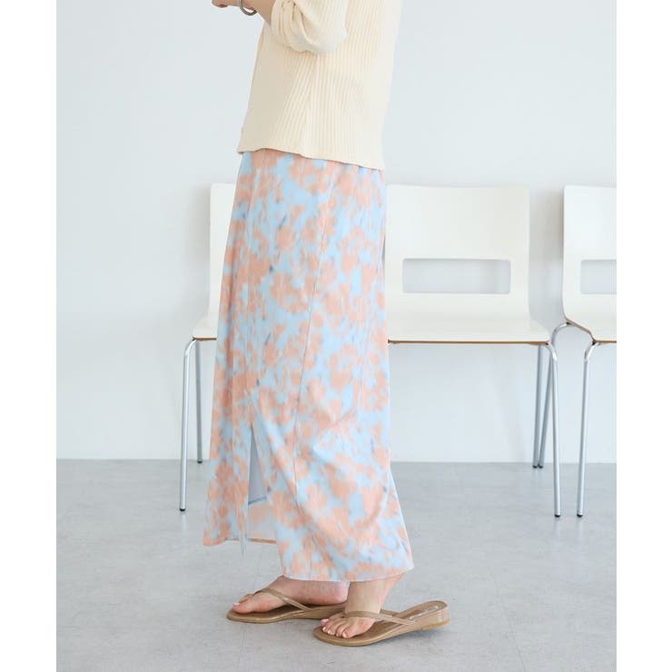 フラワープリントスリットロングスカート | CRAFT STANDARD BOUTIQUE | 詳細画像4 