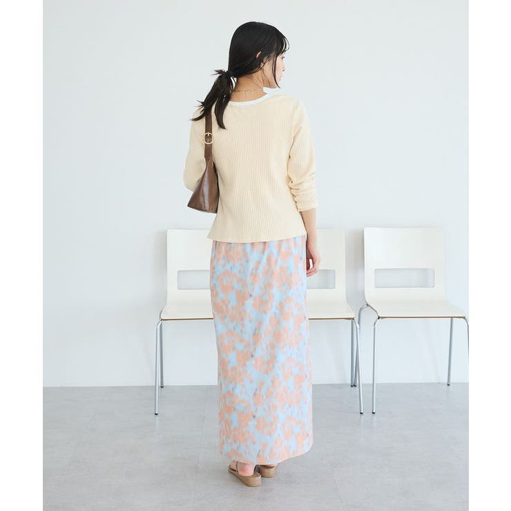 フラワープリントスリットロングスカート | CRAFT STANDARD BOUTIQUE | 詳細画像9 