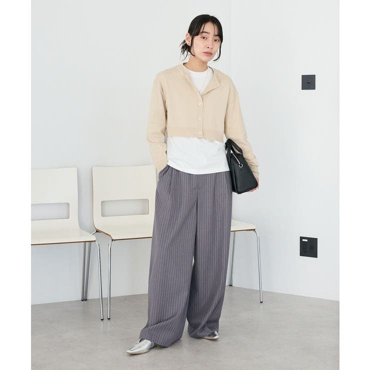 ストライプタックカーブパンツ | CRAFT STANDARD BOUTIQUE | 詳細画像8 