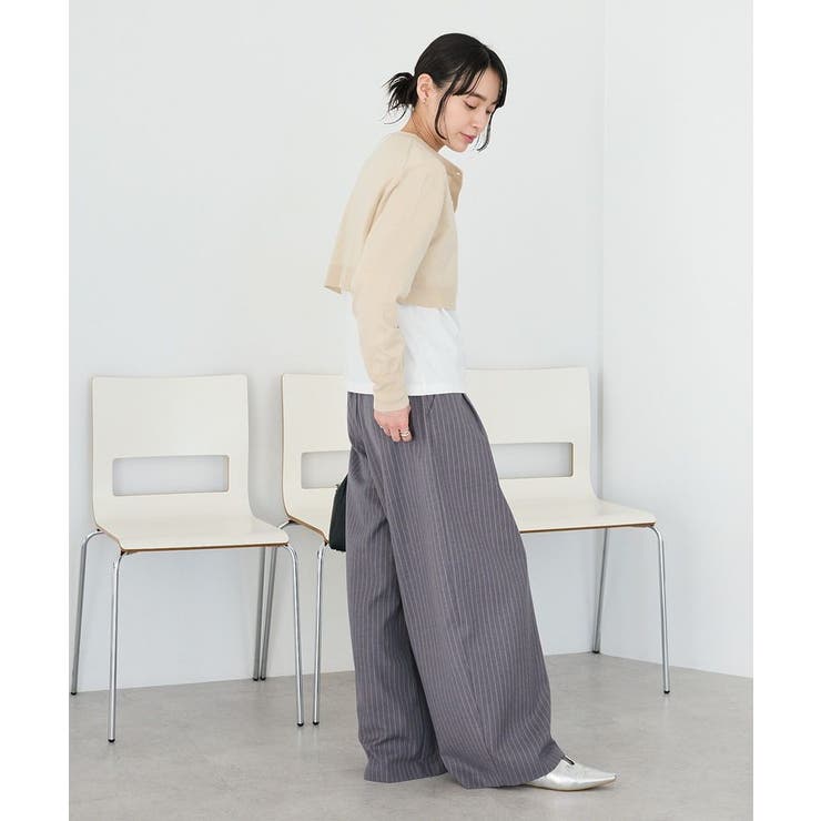 ストライプタックカーブパンツ | CRAFT STANDARD BOUTIQUE | 詳細画像9 