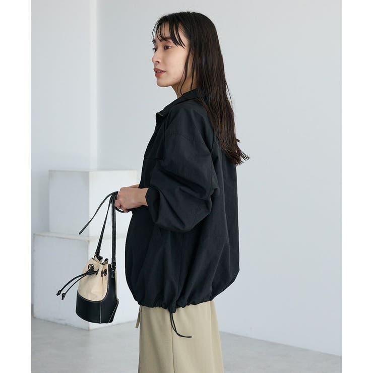 花粉防止／ギャザーヘムブルゾン | CRAFT STANDARD BOUTIQUE | 詳細画像14 