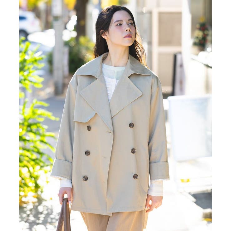 ワイドカフスミディトレンチコート | CRAFT STANDARD BOUTIQUE | 詳細画像2 