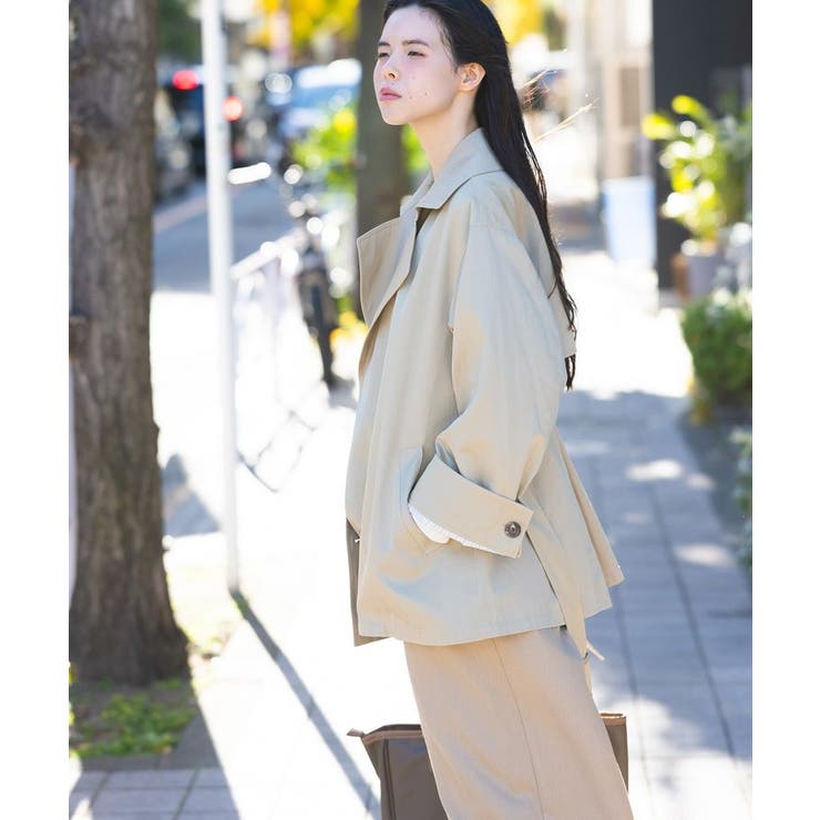 ワイドカフスミディトレンチコート | CRAFT STANDARD BOUTIQUE | 詳細画像4 