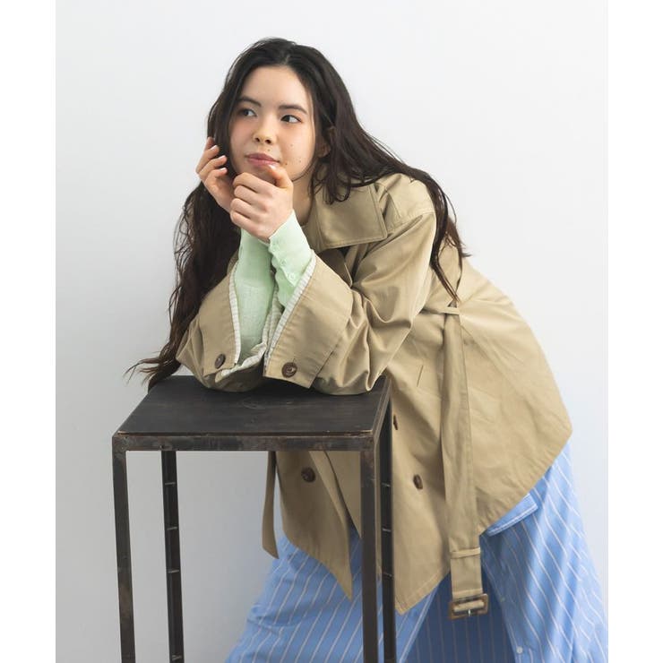 ワイドカフスミディトレンチコート | CRAFT STANDARD BOUTIQUE | 詳細画像8 