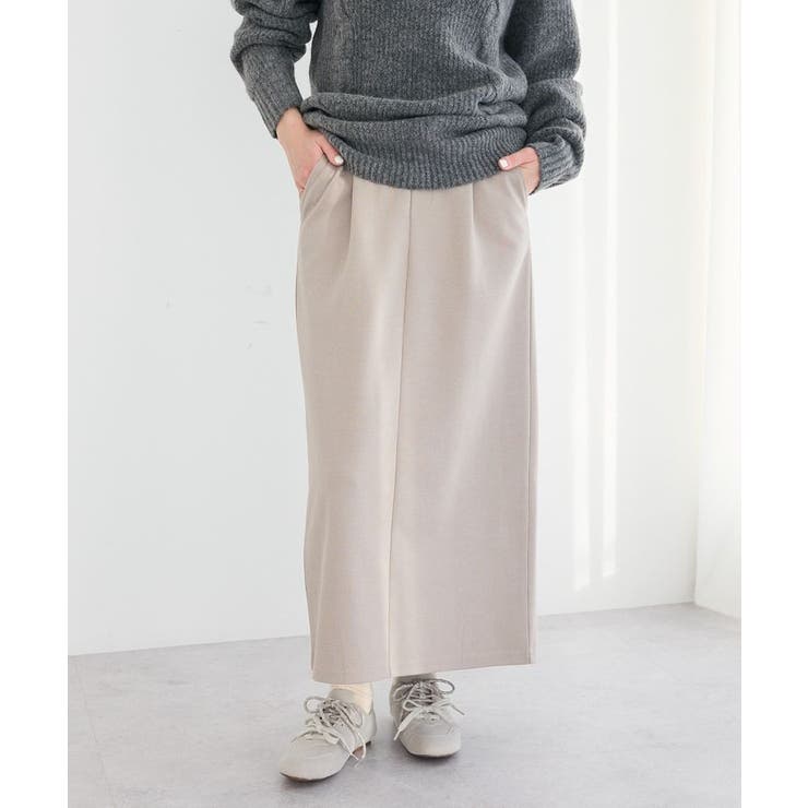 ライトグレー | フクレジャカードIラインスカート | CRAFT STANDARD BOUTIQUE