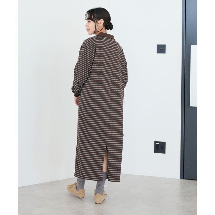 ポロ衿ボーダーワンピース | CRAFT STANDARD BOUTIQUE | 詳細画像5 