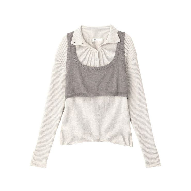 2点セット/ベスト＋ハーフボタンリブニットトップ | CRAFT STANDARD BOUTIQUE | 詳細画像30 