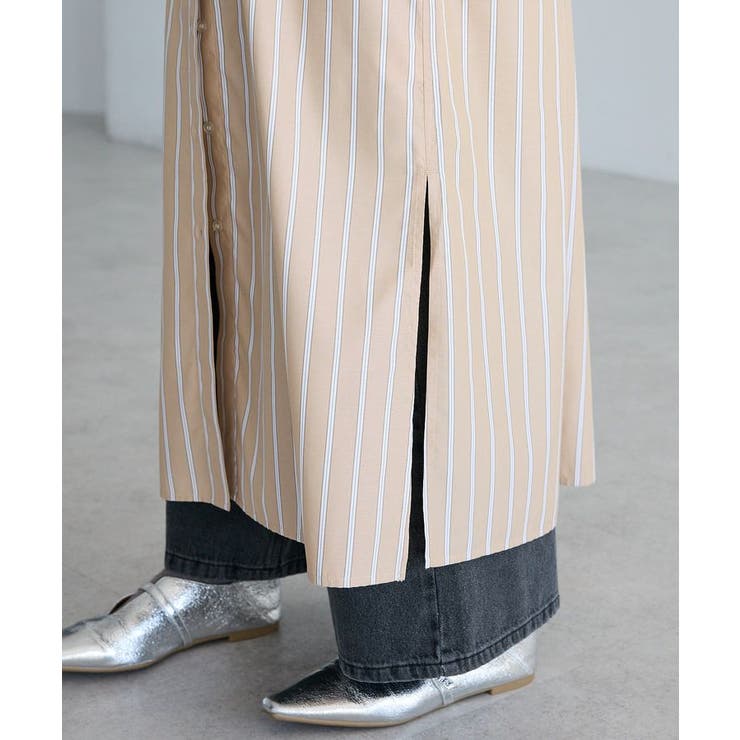 ストライプシャツワンピース | CRAFT STANDARD BOUTIQUE | 詳細画像26 