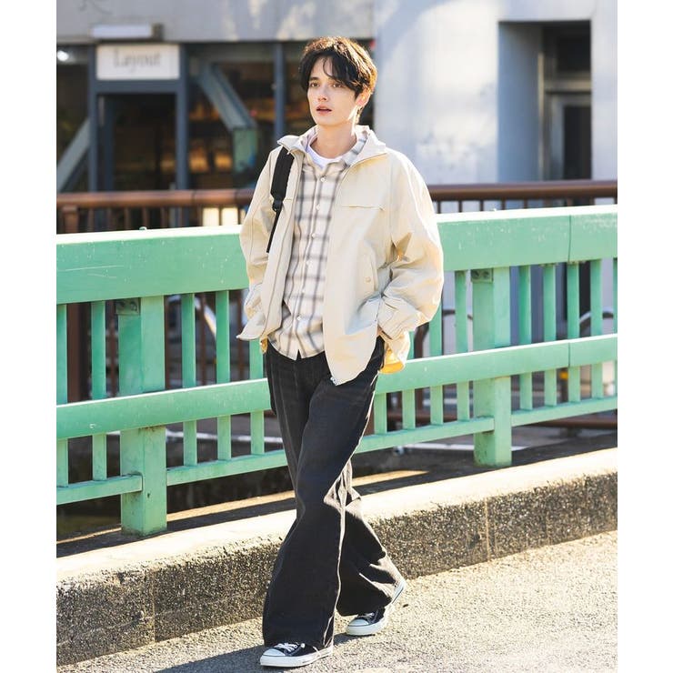 花粉防止 / ナイロンスタンドカラーブルゾン | CRAFT STANDARD BOUTIQUE | 詳細画像4 