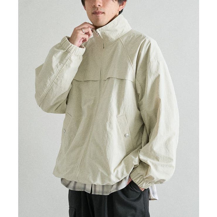 花粉防止 / ナイロンスタンドカラーブルゾン | CRAFT STANDARD BOUTIQUE | 詳細画像8 