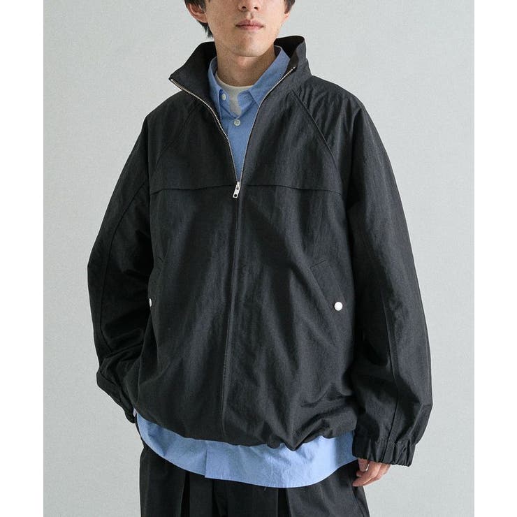 ブラック | 花粉防止 / ナイロンスタンドカラーブルゾン | CRAFT STANDARD BOUTIQUE