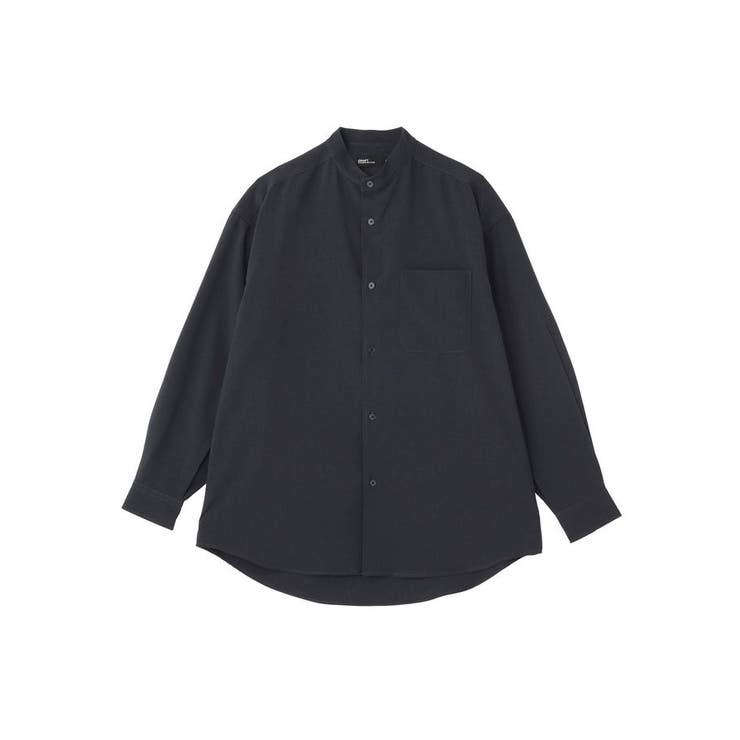 ネイビー | イージーケア/吸水速乾/UVカット バンドカラーシャツ | CRAFT STANDARD BOUTIQUE