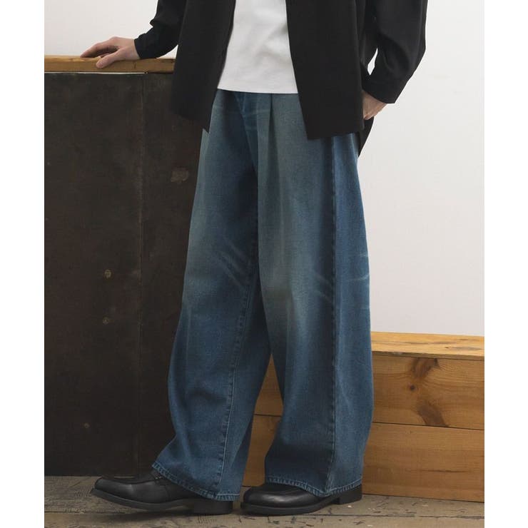 ライトインディゴ | ワイドストレートデニムパンツ | CRAFT STANDARD BOUTIQUE