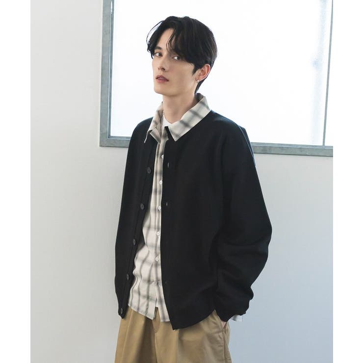 ボンディングスウェットクルーネックカーディガン | CRAFT STANDARD BOUTIQUE | 詳細画像4 