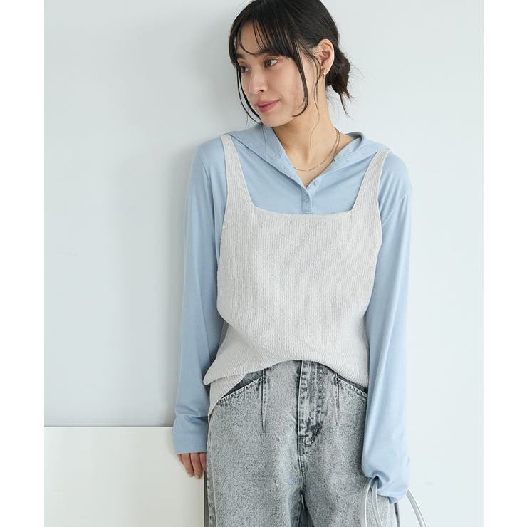 ライトグレー | 前後2WAY/ミニブークレベスト | CRAFT STANDARD BOUTIQUE