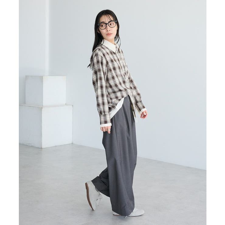 レイヤードライクチェックシャツ | CRAFT STANDARD BOUTIQUE | 詳細画像10 